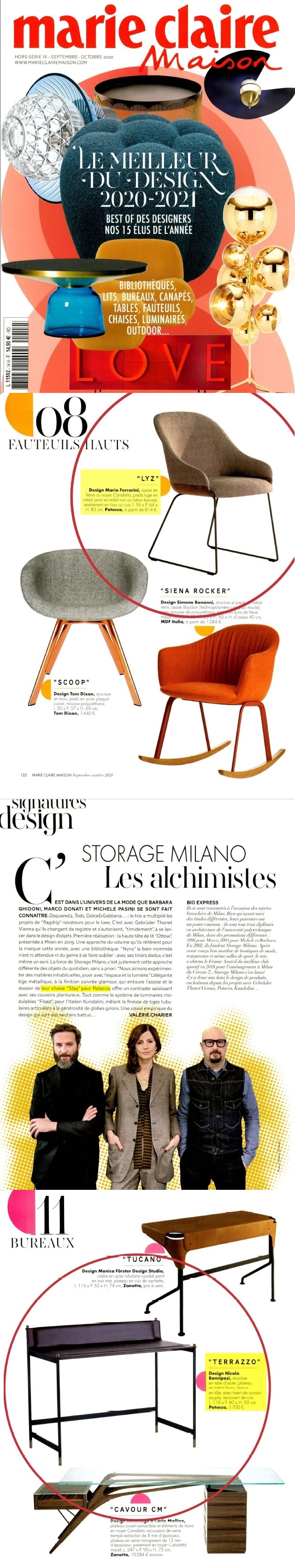 Chaise LIZ POTOCCO Seanroyale Marie Claire Maison